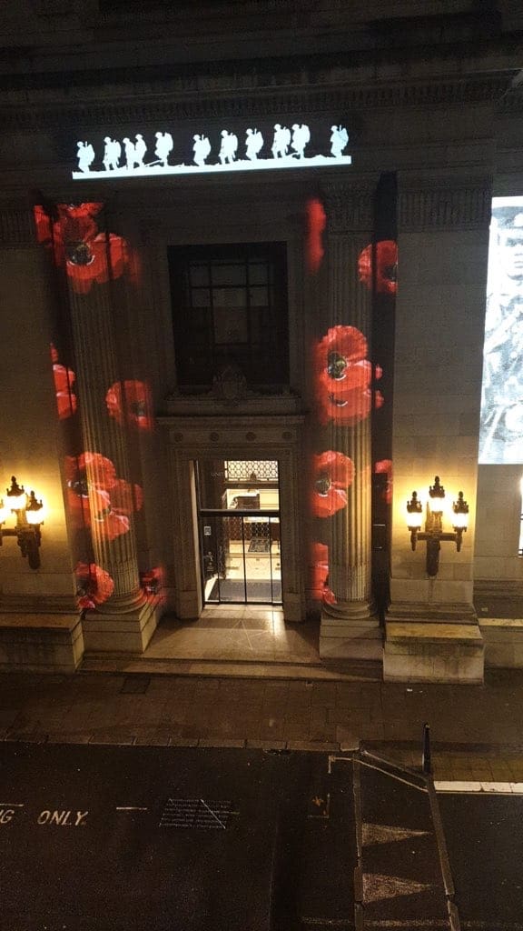 Remembrance Day Projection 2021